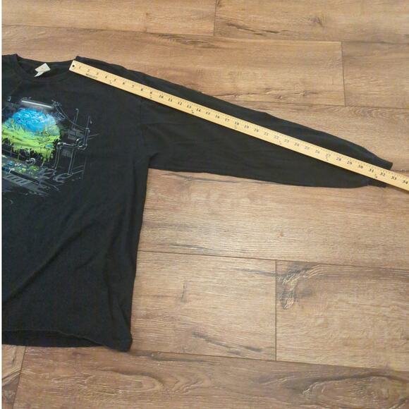 Bunny Sci Fi Space XXL Long Sleeve Shirt Fallout Tech Nature Skate Surf Ski - Picture 6 of 8